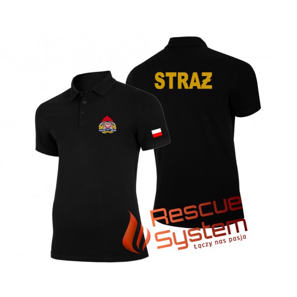 Koszulka polo strażacka PSP - Państwowa Straż Pożarna