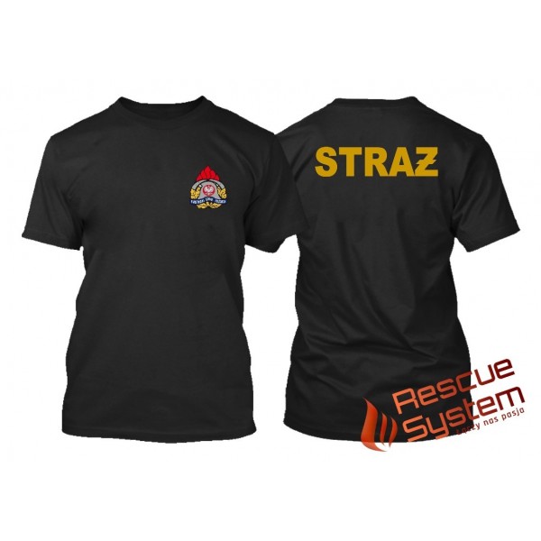 Koszulka strażacka PSP -Państwowa Straż Pożarna T-Shirt