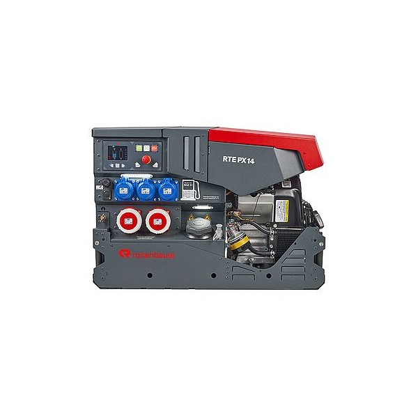 Agregat Prądotwórczy ROSENBAUER RS14 (13,6 kVA) - kolor czerwony 50 Hz 2x 400V CEE, 3x 230V
